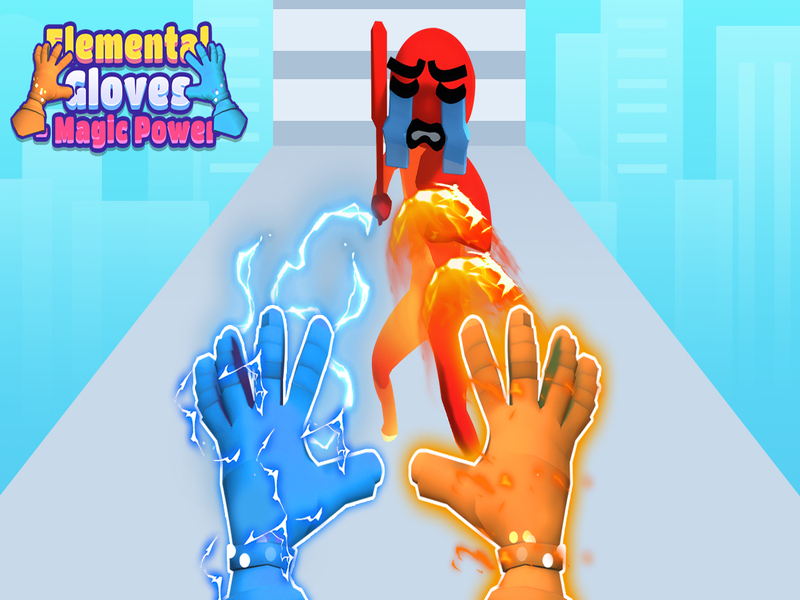 Juego Guantes elementales poder mágico en línea