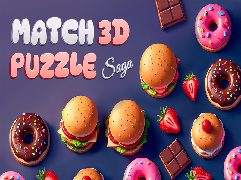 Juego Match 3D Puzzle Saga en línea
