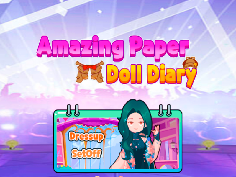 Juego Increíble diario de muñeca de papel en línea