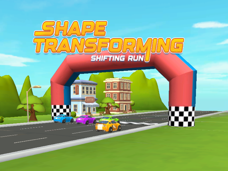 Juego Forma transformando la carrera de cambio en línea