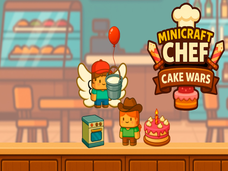 Juego Minicraft Chef Cake Wars en línea